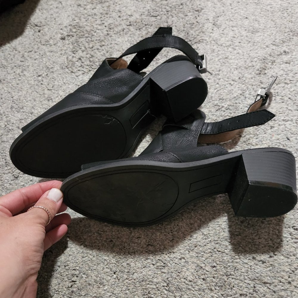 Womens open toe bootie